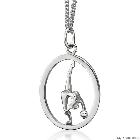 My-Beads Sterling Silver pendant "Rhythmic Gymnastics Ball"

Size: 22 mm
Material: 925 Sterling Silver
Including a gift box
V.A.T. included

Perfect sport jewelry gift for a gymnast.
​#MyBeadsSport #Rhythmic Gymnastics #RG #Ball #Floor 
High quality Gymnastics inspired gifts and merchandise. 
The best gift ideas for gymnasts.
Birthday / Christmas