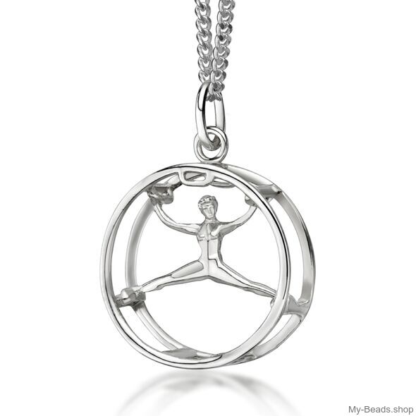 My-Beads Sterling Silver pendant  "Wheel gymnastics"​ / "Cyr Wheel Acrobatics"

Gymnastics Gifts that your gymnast will love! 
Perfect birthday gift idea for gymnasts who love cart wheels. 

Size: 21 mm
Materials: Sterling Silver / 925
Including a gift box
V.A.T. included

Perfect sport jewelry gift for a gymnast. 

#MyBeadsSport #WheelGymnastics​ #Gymnast #Gymnastics

Acrobatic Gymnastics / Wheel Gymnastics / Cyr Wheel Acrobatics

Birthday / Christmas
Order your gifts online