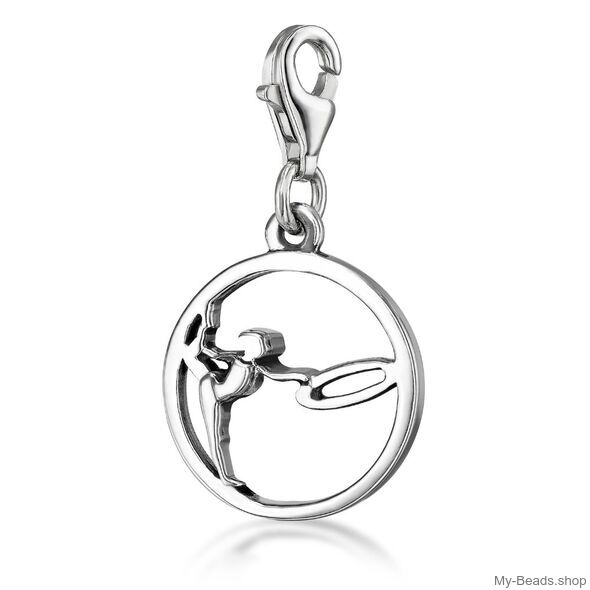 My-Beads Sterling Silver Charm 615 "Gymnast with Circle / Hoop"

Size: 15 mm
Material: 925 Sterling Silver
Including a gift box
V.A.T. included
My-Beads Sterling Silver Charm with Lobster Clasp.

Perfect sport jewelry gift for a gymnast.

This sport jewelry article can be ordered in combination with a Sterling Silver Bracelet.
Sterling Silver Bracelet with lobster clasp. Made in Germany high quality. 

#MyBeadsSport #Gymnastics #Gymnast
