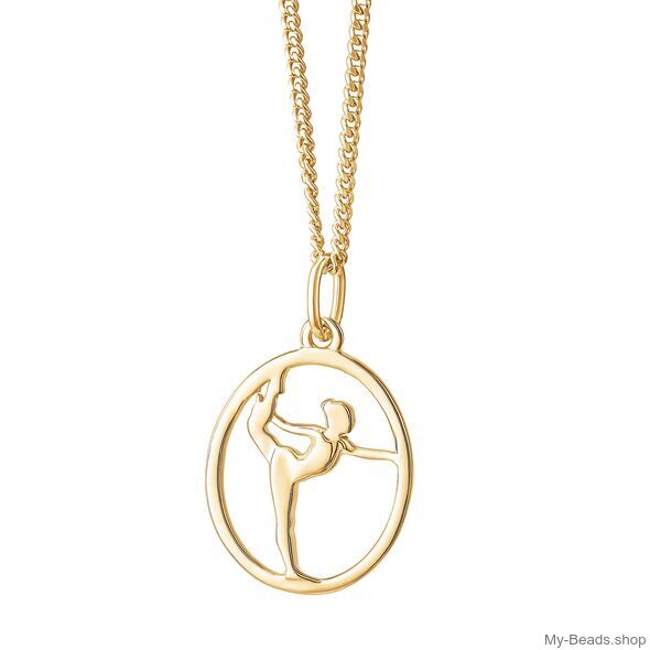 My-Beads zilveren sport hanger 341 Zweefstand. Gold Plated

Afmeting: 18 mm
Edelmetaal: echt zilver, Gold Plated, 925 (1e gehalte), nikkelvrij.
Inclusief geschenkverpakking.
Prijzen zijn incl. B.T.W


My-Beads sportsieraadzilveren hanger, Zweefstand

Cadeau tip voor een turnster of gymnaste. Wedstrijd, sinterklaas, verjaardag, kerstmis.

Artistieke Gymnastiek.
Turnen / Toestelturnen. 

Dit leuke sportsieraad is ook te bestellen met collier/ketting, echt zilver, Gold Plated, 925 (1e gehalte), nikkelvrij.
Het zilveren collier is van Duitse kwaliteit en voorzien van een karabijnsluiting.
Collier/ketting 38 CM of 40 CM van € 23,95 voor € 19,= bij aankoop van deze hanger.
Collier/ketting 45 CM van € 24,95 voor € 20,= bij aankoop van deze hanger.

#MyBeadsSport #Gymnastiek #Turnen #Toestelturnen

De vloer is een discipline binnen het toestelturnen.
Een vloeroefening hoort te zijn opgebouwd uit verschillende soorten onderdelen:
Acrobatische onderdelen (series), balansonderdelen (statisch), lenigheidsonderdelen.
De acrobatische series zijn aaneenschakelingen van acrobatische elementen zoals flikflaks, overslagen en salto's.
De vloeroefening hoort te beginnen en te eindigen met een acrobatische serie en ook halverwege de oefening zit nog een acrobatische serie.
Tussendoor worden balansonderdelen geturnd (zoals de handstand) en lenigheidonderdelen (zoals de spagaat).

Bij de vrije oefening op muziek wordt de oefening verder opgevuld met bewegingen op de muziek zoals in het klassiek ballet.

Leuk cadeau voor een gymnaste, gymnast, turnster, turner, trainer of trainster.