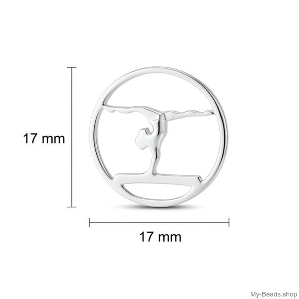 My-Beads Silber Sport Anhänger Turnen 443 "Schwebebalken"
Größe: 17 mm
Material: 925er Sterling Silber.
Artikel kommt mit Geschenkverpackung.
Preise inkl. MwSt.

Sportschmuck Anhänger auch erhältlich mit passende Panzer Silberkette.
Silberne Panzerkette mit Karabinerverschluss. Deutsche Produktion Top Qualität.

Silber Sportschmuck Anhänger, "Schwebebalken". Silber Sportmotiven Turnen / Gymnastik.
Der Schwebebalken ist ein Sportgerät der Frauen im Gerätturnen, auch für den Mehrkampf.
Sportart: Gerätturnen / Kunstturnen.

Typische Turnübungen auf dem Schwebebalken sind Sprünge, Halteteile, Überschläge vorwärts und rückwärts sowie Drehungen.
Insbesondere Flickflack, Salto vorwärts und rückwärts, Rondat sowie Handstand-Drehungen gehören zum Repertoire moderner Übungen am Schwebebalken.

Tolle geschenkidee für Gymnastik,  Turnerin,  Trainerinnen oder Trainer. 
Fan Shop / Merchandise für Gymnastik Begeisterte.
Alle Fanshop-Artikel im Online-Shop kaufen.

#MyBeadsSport #Gerätturnen #Gymnastik
Geschenkidee: Weihnachten, Geburtstag, Wettkämpfe & Wettbewerbe.