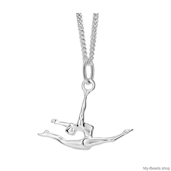 My-Beads 448 Ciondolo in argento ginnastica 

Dimensioni: 18 mm
Metallo prezioso: Argento, 925/1000 senza nichel.
Include confezione regalo.
I prezzi includono l'IVA