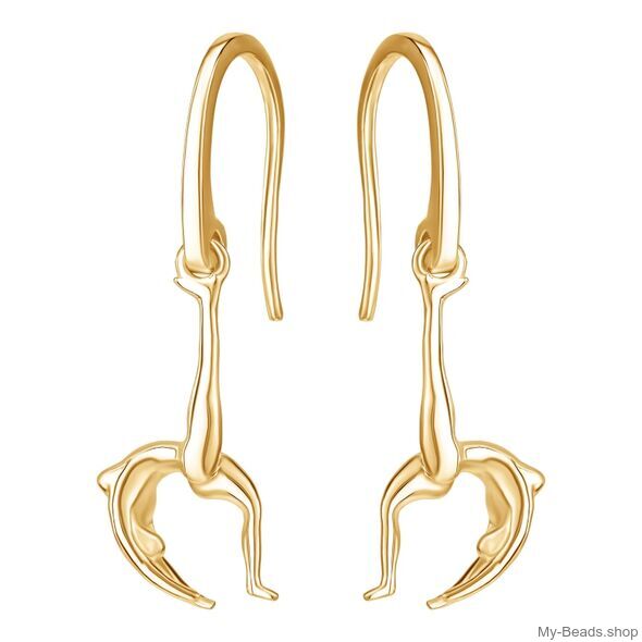 My-Beads oorsieraad zilver 938 "Handstand - 3-D" Gold Plated.

Afmeting: 18 mm
Edelmetaal: echt zilver, Gold Plated, 925 (1e gehalte), nikkelvrij.
Inclusief geschenkverpakking.
Prijzen zijn incl. B.T.W.


Zilveren oorhangers / oorbellen, "SHandstand - 3-D"

Sportsieraad, cadeau voor een turnster / gymnaste.

Kerstmis / Verjaardag / Sinterklaas / Wedstrijd

#MyBeadsSport #Gymnastiek #Turnen


De flikflak is een acrobatisch element en bestaat uit een achterwaartse hele rotatie om de breedte-as met afzet met beide handen van de vloer. De flikflak is een belangrijk verbindingselement in acrobatische series en wordt daarom veel geturnd op het turntoestel vloer en in acrobatische gymnastiekdisciplines zoals tumbling en acrogym. De flikflak is de tegenhanger van de handstandoverslag voorwaarts.

Leuk cadeau voor een gymnaste, turnster, of trainster.

Gymnastiek merchandise bestel je online bij My-Beads.shop