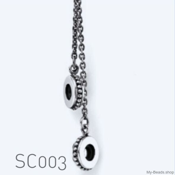 My-Beads Safety Chain silver with rubber inner ring.

This Safety Chain ONLY fits My-Beads and SensaBeads bracelets.

Precious metal: real silver, 925 (1st grade), nickel-free.

Includes gift packaging.