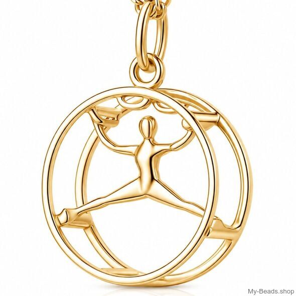 Gold-plated Rhönrad hanger gymnastiek MB349