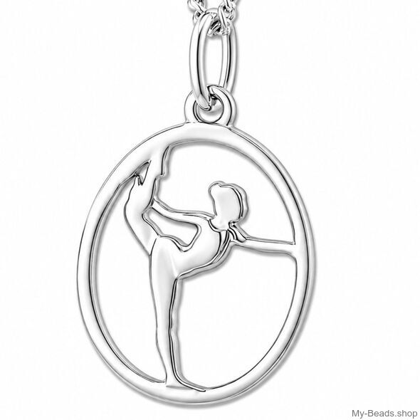 My-Beads 925 Sterling Silver sports pendant gymnast "Gymnast on Floor"
Size: 18 mm
Material: 925 Sterling Silver
The perfect surprise for a gymnast.