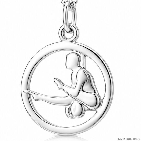 Ciondolo ginnastica artistica anelli in argento 925 My-Beads 456