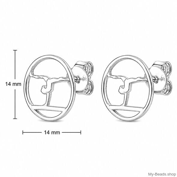 Orecchini ginnastica My-Beads 731 da 14 mm