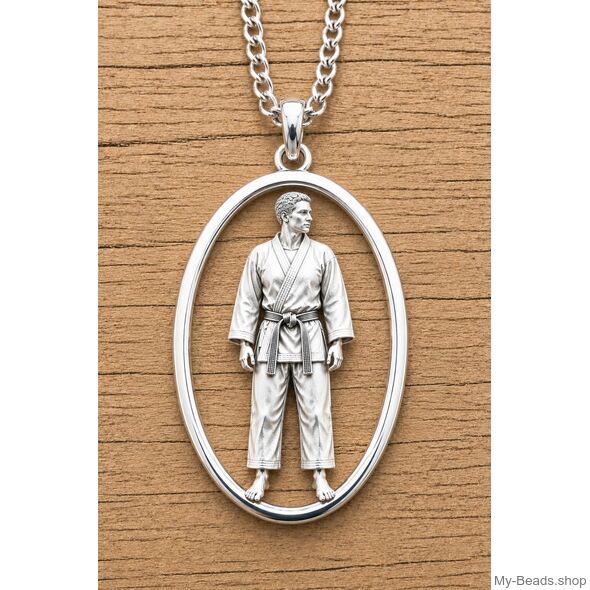 Hanger zilver Judo Shizentai.
Silber Anhänger Judo Shizentai.
Sterling Silver pendant Judo Shizentai.
Ciondolo in argento Judo Shizentai.
