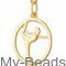 Gold-plated silver pendant of a gymnast performing a floor exercise during a competition.
Beautiful gift for a birthday or Christmas.