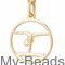 Gold-plated silver pendant depicting a gymnast performing a routine on the balance beam.
A beautiful gift for a birthday or Christmas.