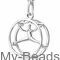 Sterling Silver pendant featuring a gymnast performing a wheel gymnastics exercise during a competition.
A beautiful gift for a birthday or Christmas.