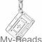 Silver pendant of a trampoline during a gymnastics competition.
Beautiful gift for a birthday or Christmas.